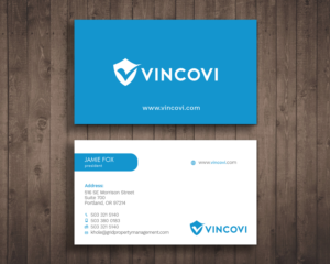 Business Card Design by Graphic Flame for VINCOVI Technology Solutions Inc | Design: #19672592