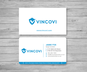 Business Card Design by Graphic Flame for VINCOVI Technology Solutions Inc | Design: #19672593