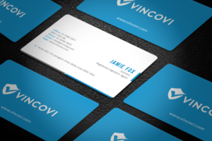 Business Card Design by Graphic Flame for VINCOVI Technology Solutions Inc | Design: #19672595