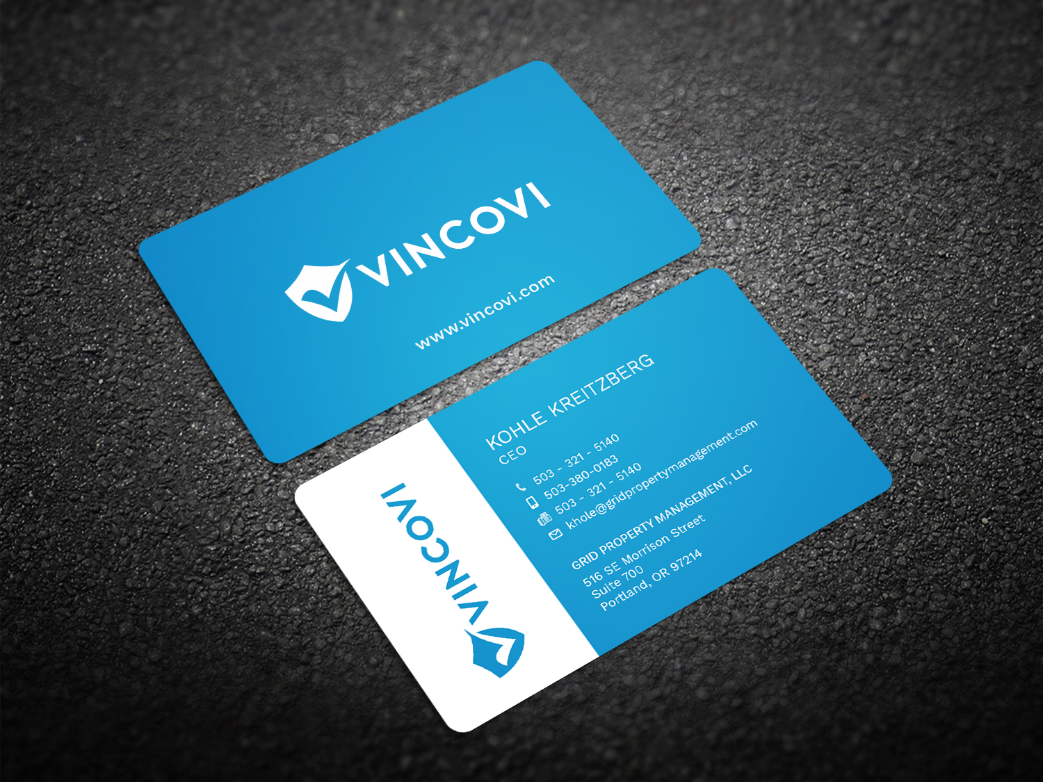 Diseño de Tarjeta de Presentación por Graphic Flame para VINCOVI Technology Solutions Inc | Diseño #19672608
