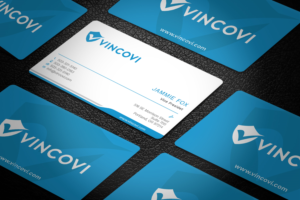 Business Card Design by Graphic Flame for VINCOVI Technology Solutions Inc | Design: #19674809