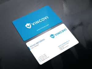 Business Card Design by Graphic Flame for VINCOVI Technology Solutions Inc | Design: #19674840