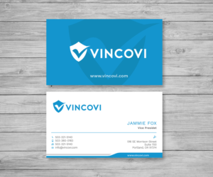 Business Card Design by Graphic Flame for VINCOVI Technology Solutions Inc | Design: #19674855