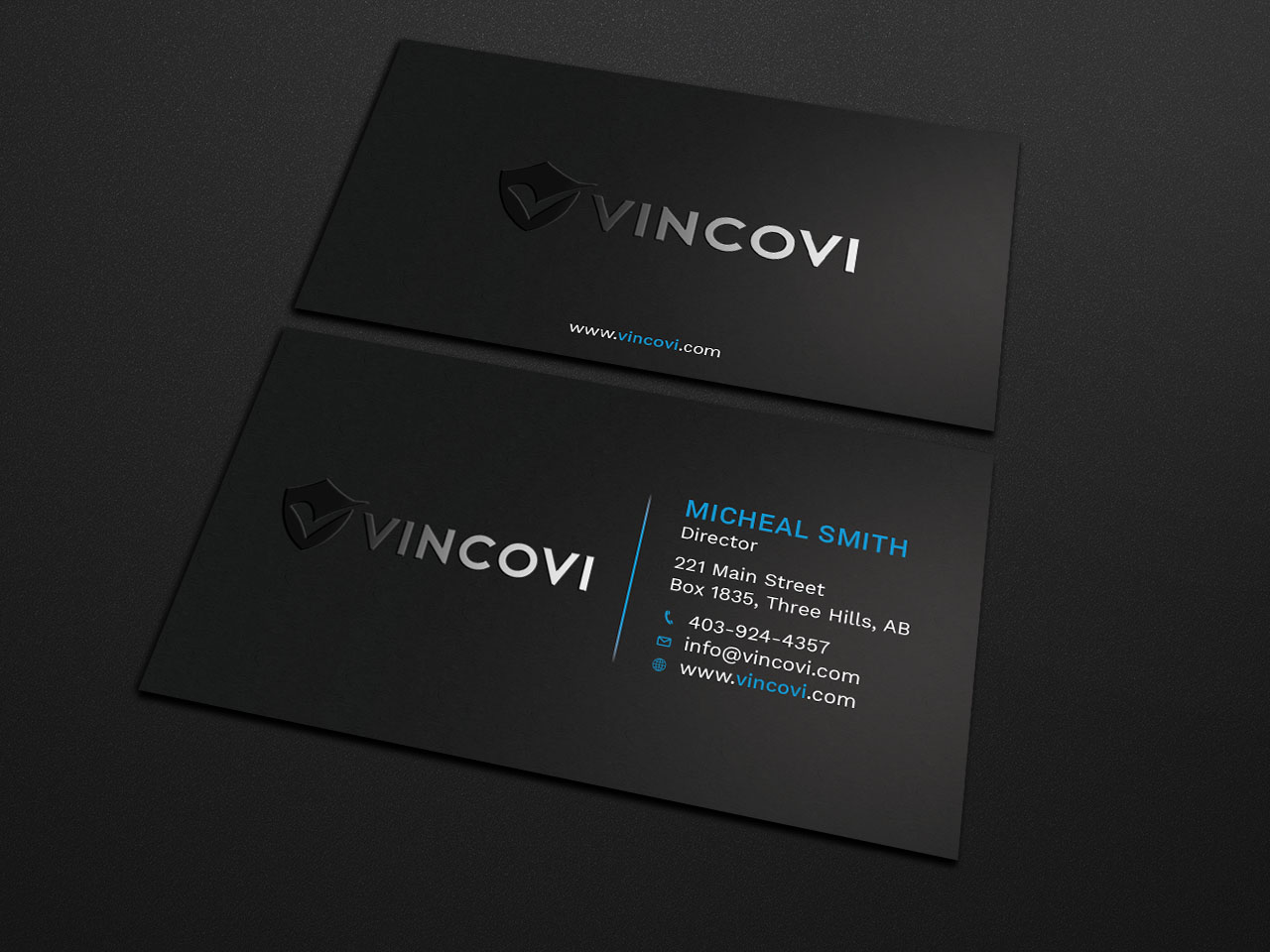 Visitenkarten-Design von Tripti Ranjan Gain für VINCOVI Technology Solutions Inc | Design #19672862
