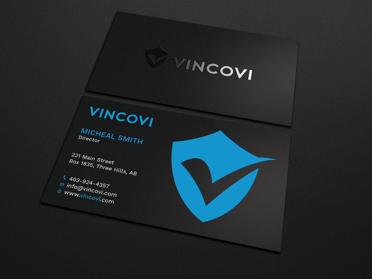 Visitenkarten-Design von Tripti Ranjan Gain für VINCOVI Technology Solutions Inc | Design #19672886