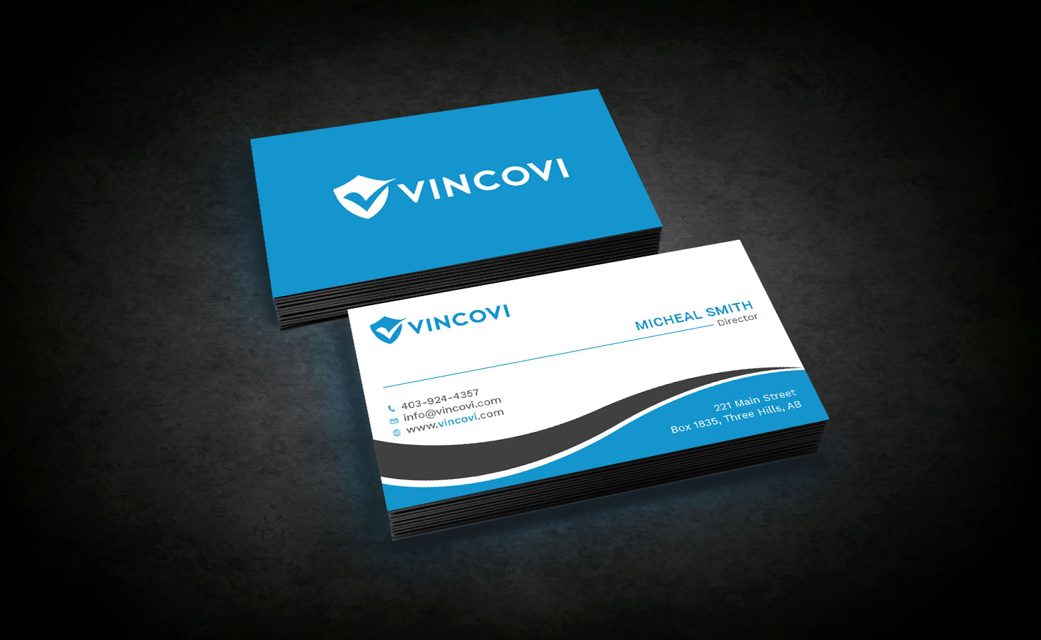Visitenkarten-Design von Tripti Ranjan Gain für VINCOVI Technology Solutions Inc | Design #19672893