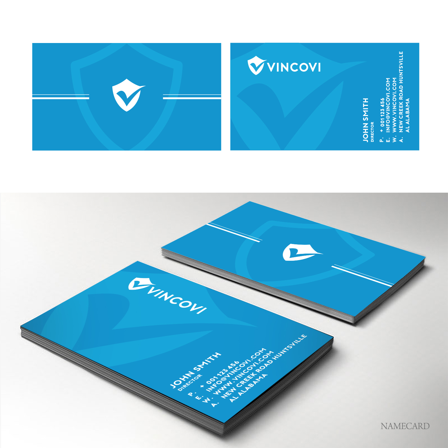 Business Card Design by Burnz80 for VINCOVI Technology Solutions Inc | Design #19706797