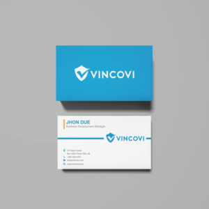 Business Card Design by Atikur 2 for VINCOVI Technology Solutions Inc | Design: #19702949