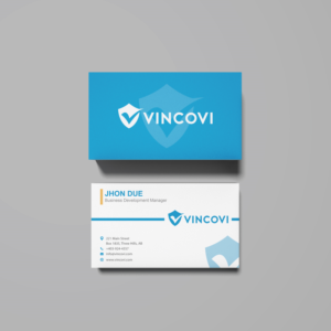 Business Card Design by Atikur 2 for VINCOVI Technology Solutions Inc | Design: #19703564