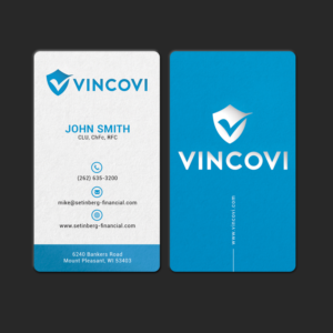 Diseño de Tarjeta de Presentación por Prabir Sikder para VINCOVI Technology Solutions Inc | Diseño #19717930