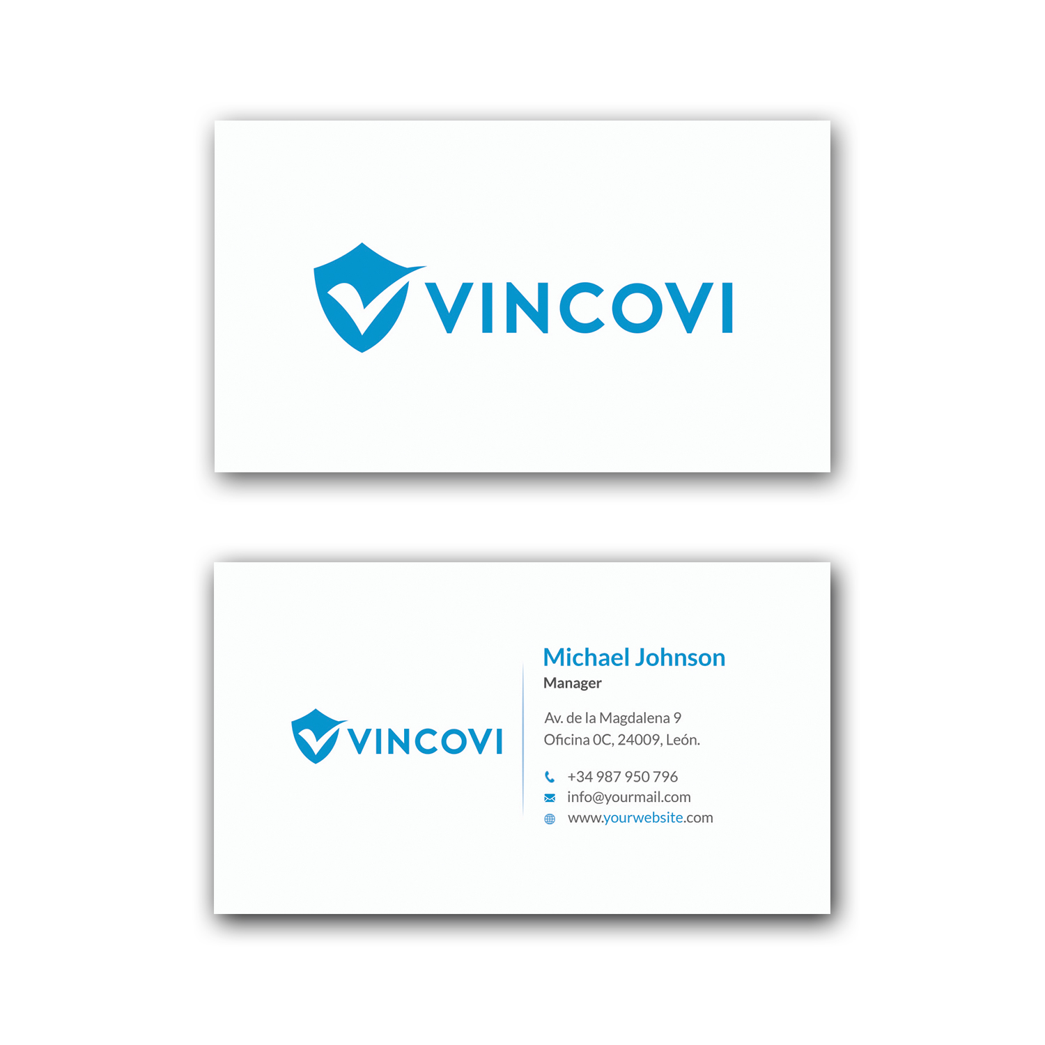 Business Card Design by Srabon55014 for VINCOVI Technology Solutions Inc | Design #19668953