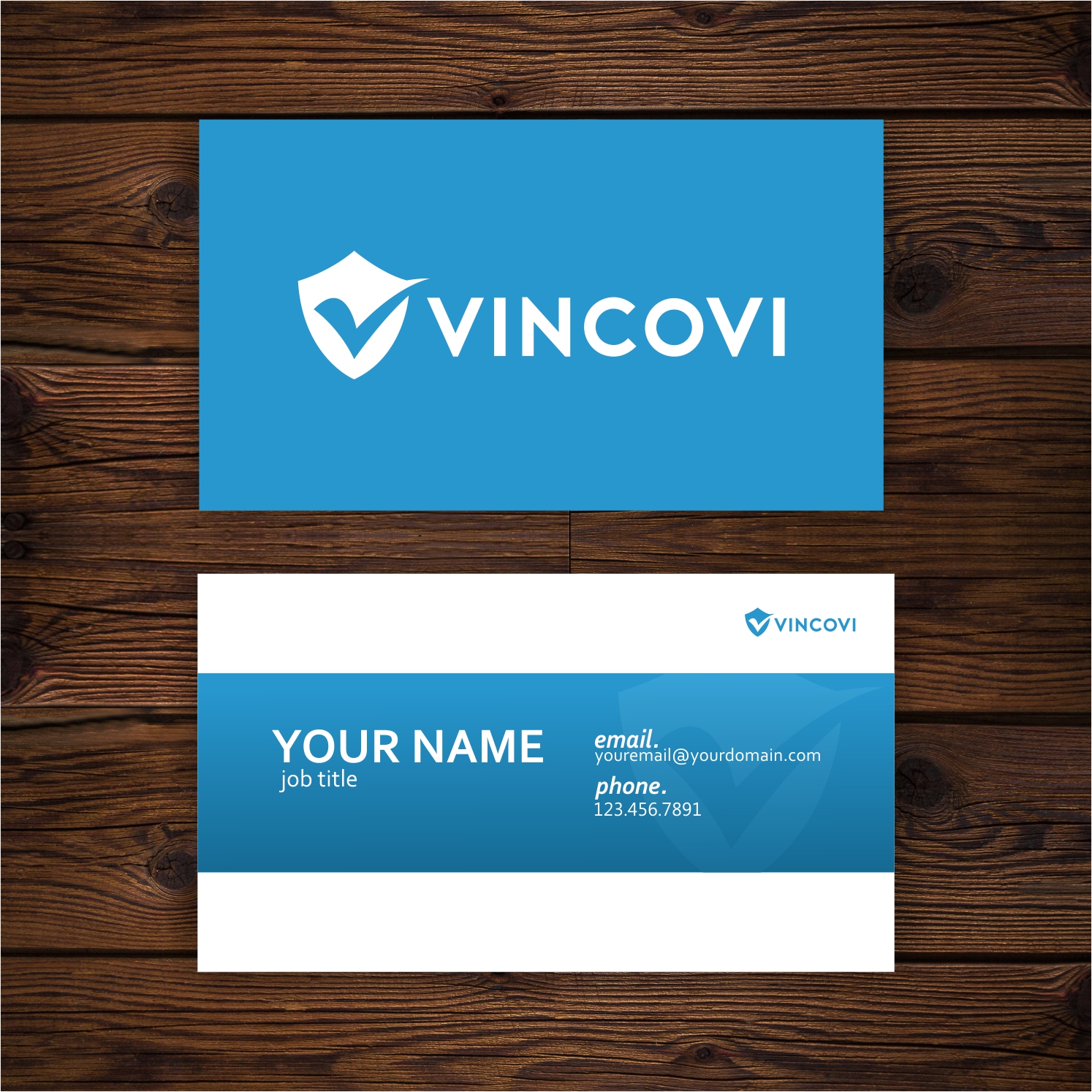 Design de Carte de Visite par Hasyim As'ari pour VINCOVI Technology Solutions Inc | Design #19689437