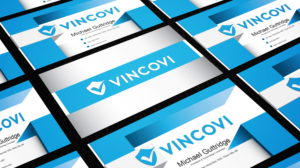 Business Card Design by Mavegz for VINCOVI Technology Solutions Inc | Design: #19671559