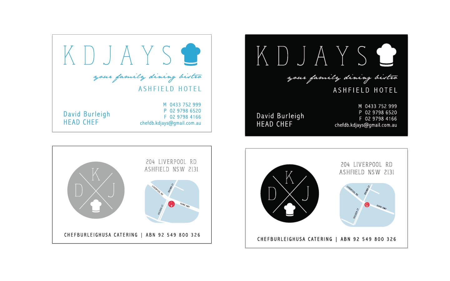 Business Card Design by sallyreynolds for KD Jays | Design #2905706
