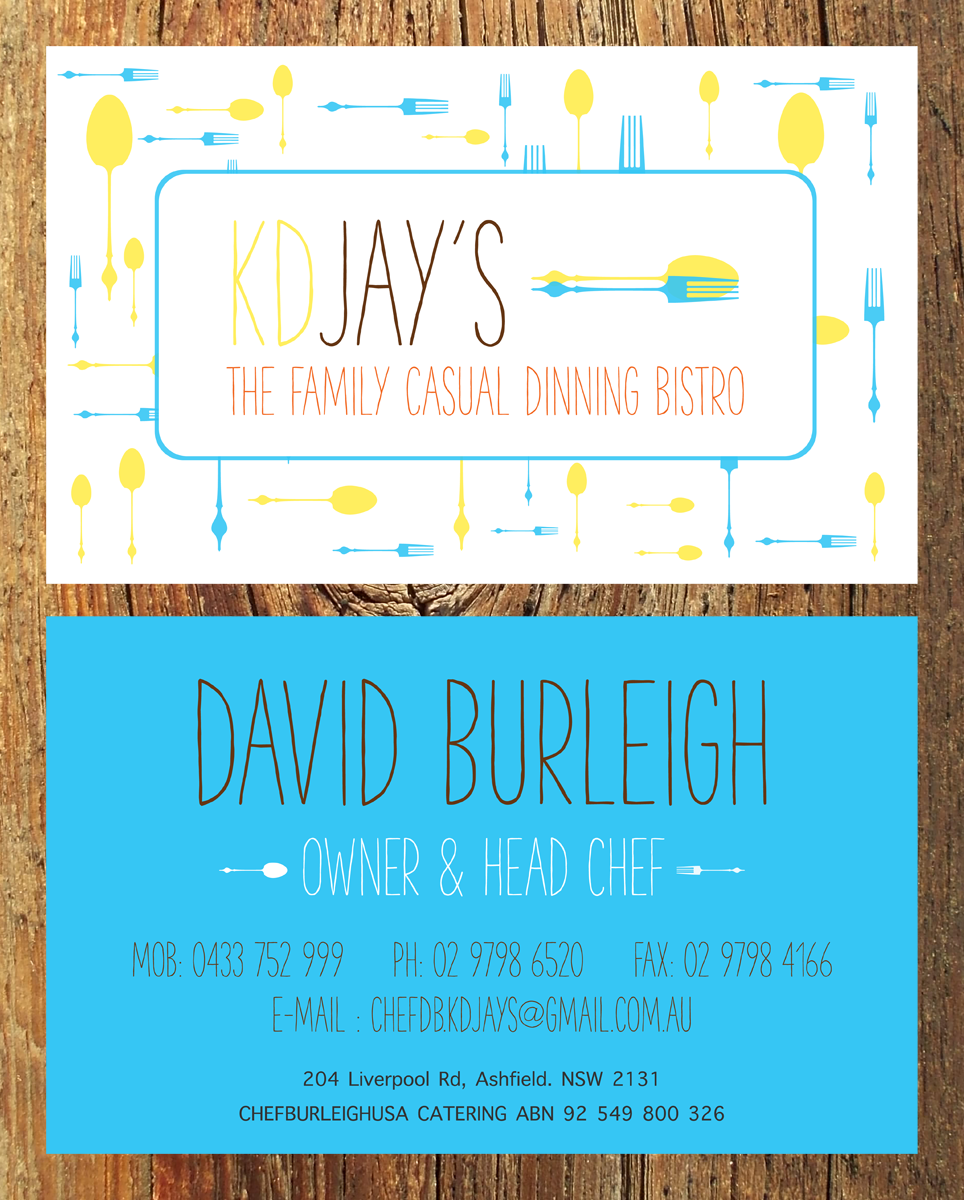 Design de Carte de Visite par abizimov pour KD Jays | Design #2910763