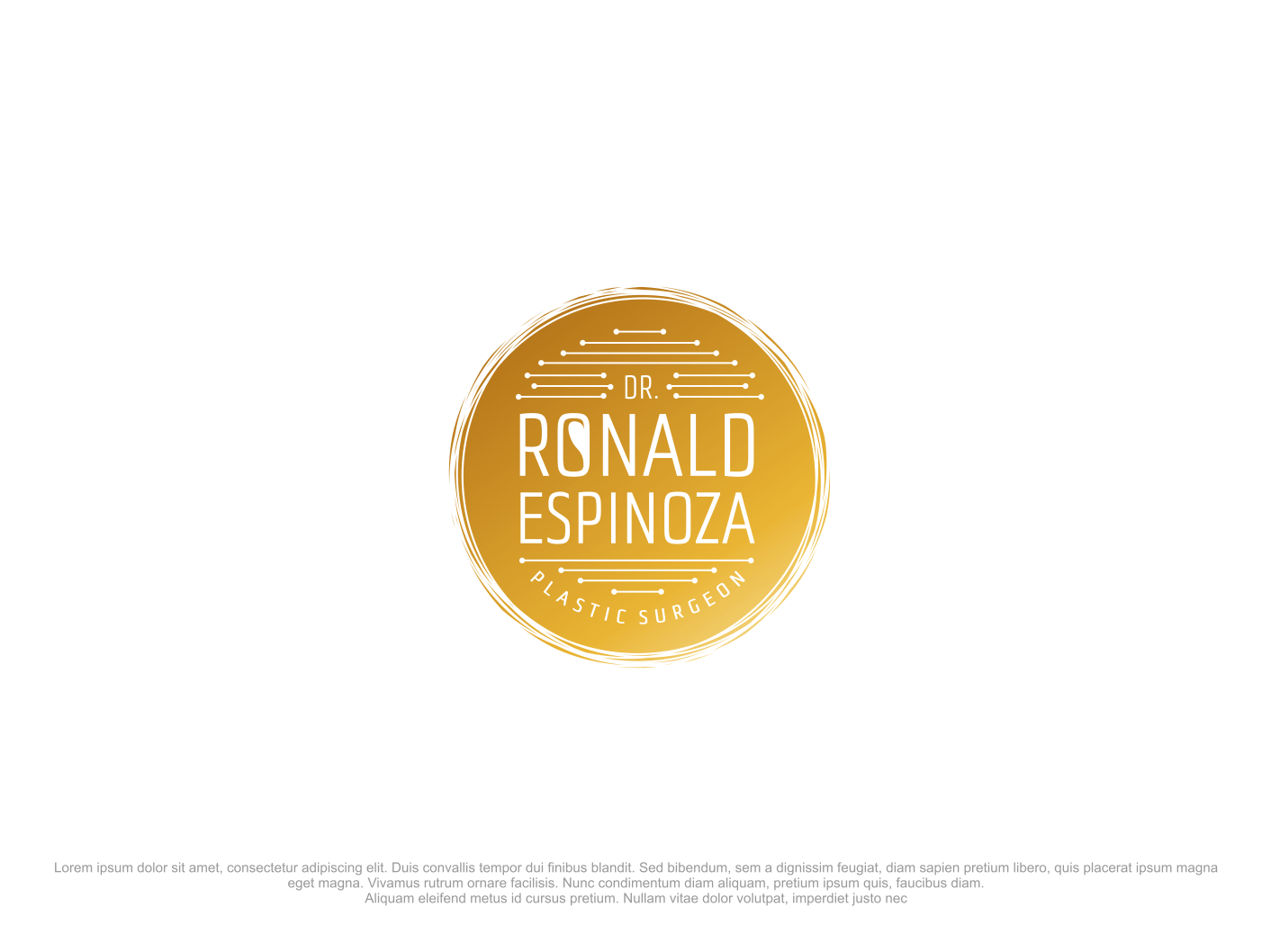 Logo Design by artswolf for Dr. Ronald Espinoza | Design #19731737
