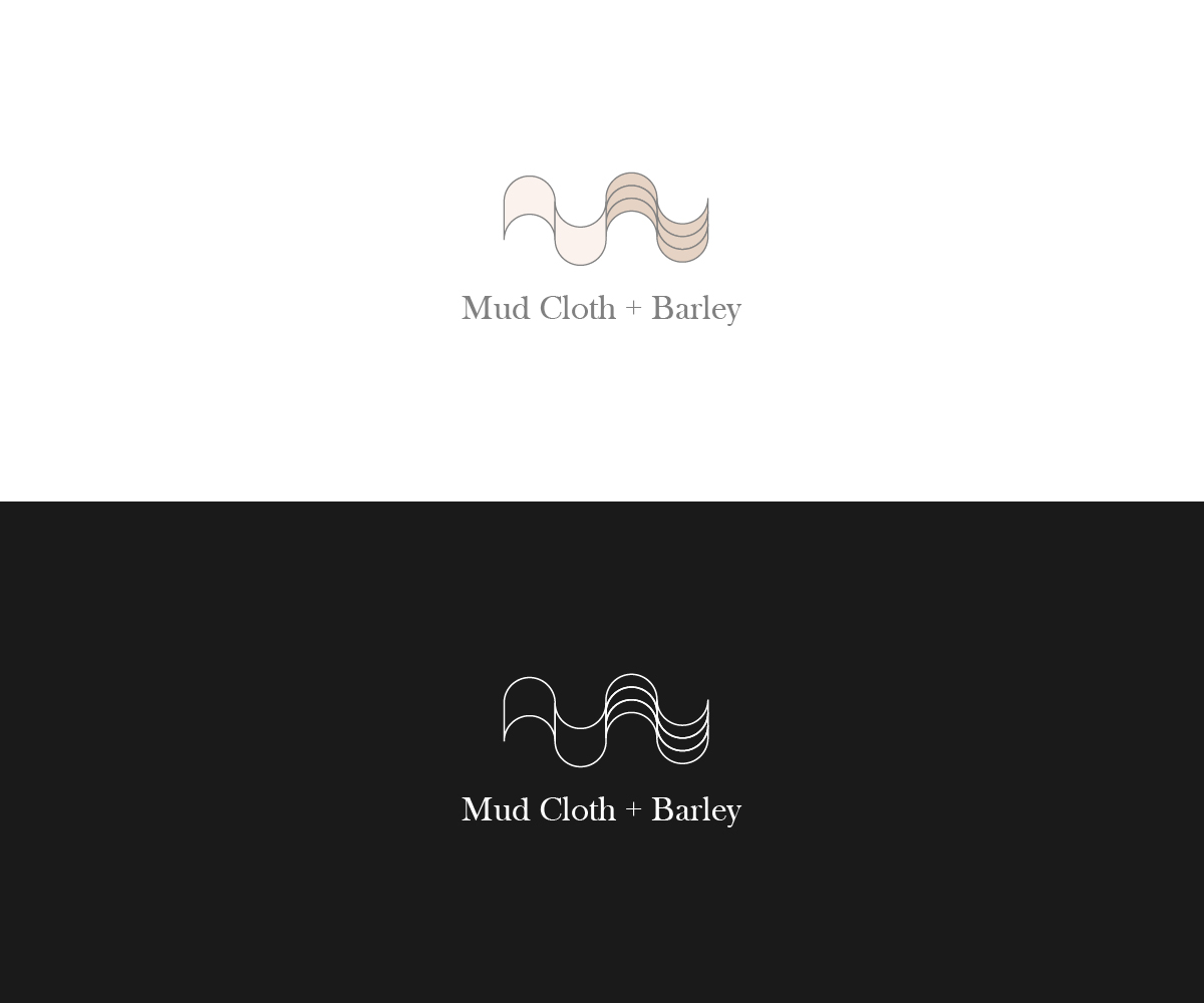 Logo Design by fauxdesigns for MudCloth+Barley | Design #19672504