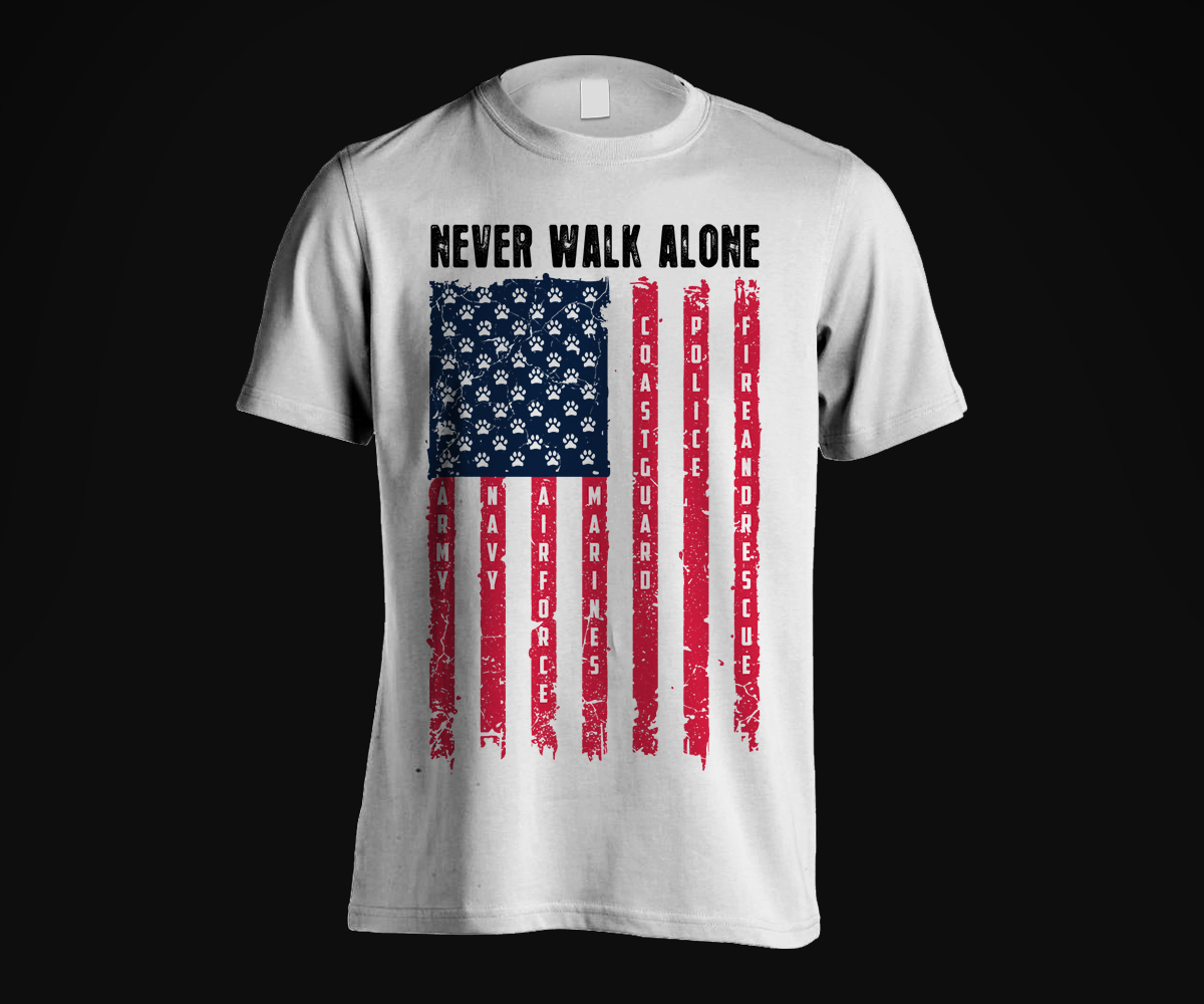 T-shirt Design by Andi Yan for Got Your Six Support Dogs | Design #19667532