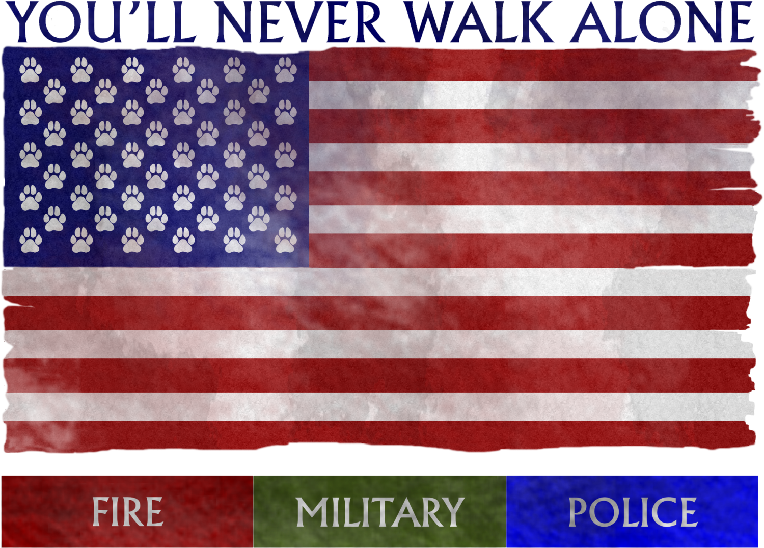 T-shirt Design by Albion Design Project for Got Your Six Support Dogs | Design #19728851