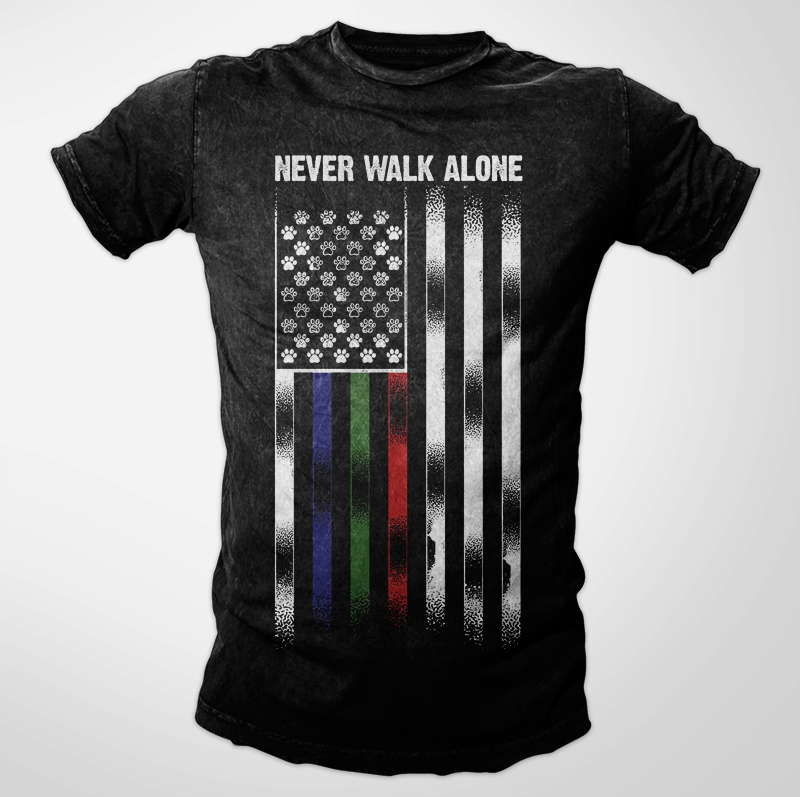 T-shirt Design by Bayu_susilo for Got Your Six Support Dogs | Design: #19718851