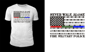 T-shirt Design by D'Mono for Got Your Six Support Dogs | Design: #19699750