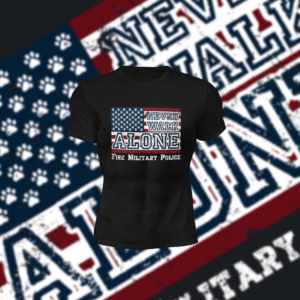 PTSD Service Dogs for Military and First Responders | T-shirt Design by Yafi Mridha