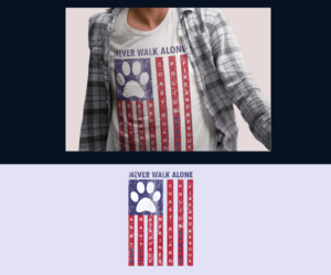T-shirt Design by CreativeFeather for Got Your Six Support Dogs | Design: #19675639