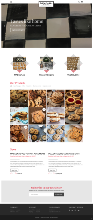 Web Design by pb for CoCo's Cookies | Design: #19686927