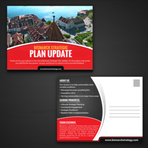 Strategic Plan Notecards (4.25in x 5.5 in)  | Flyer Design by Schöpfer