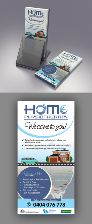 mobile physiotherapy for the elderly  | Design de Flyer par ecorokerz