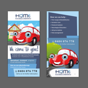 mobile physiotherapy for the elderly  | Flyer Design by Schöpfer