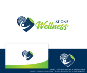 Logo Design by alvinnavarra for At One Wellness | Design: #19689141