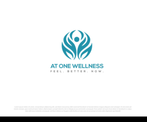Logo Design by Md Amran Hossain for At One Wellness | Design: #19690741