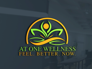 Logo Design by appledesign 3 for At One Wellness | Design: #19688105