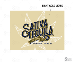 Sativa Tequila | Etikett-Design von SofiaDesignStudio