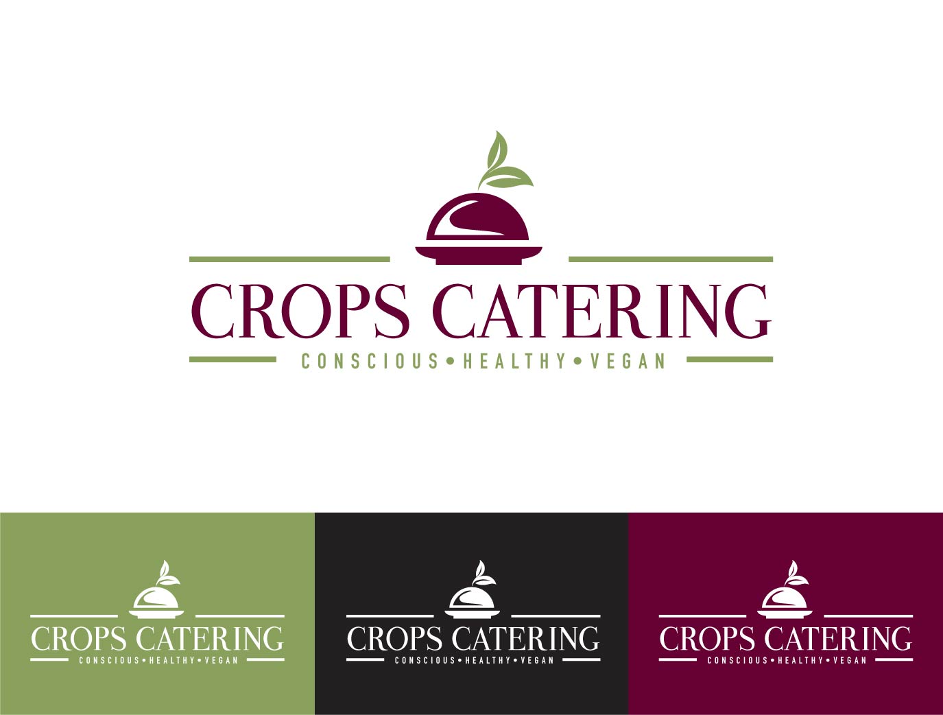 Logo Design by wonderland for Crops Catering | Design: #4728011