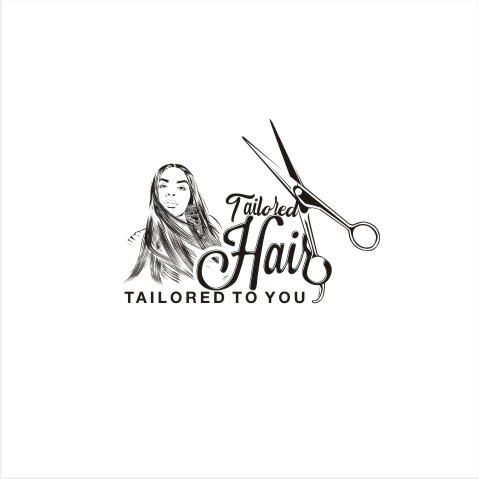 Logo Design by nutu for Tailored Hair  | Design #19723510