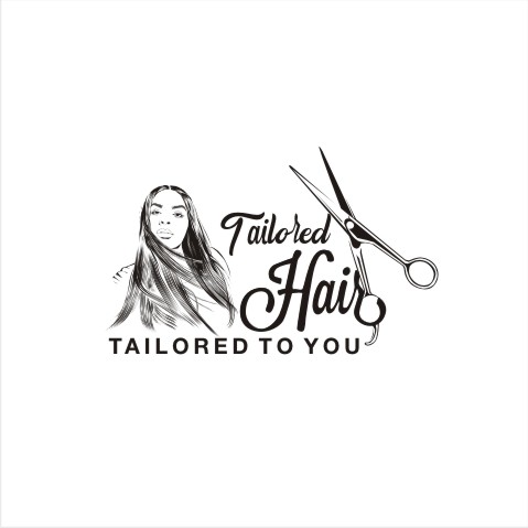 Logo Design by nutu for Tailored Hair  | Design #19727446