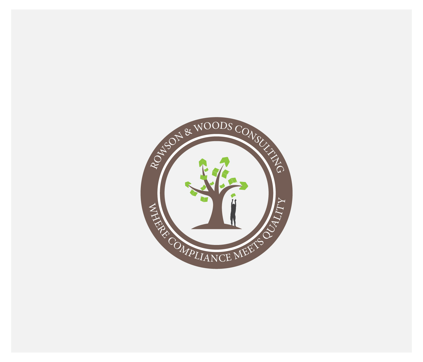 Logo Design by DiscoverMyBusiness for Rowson & Wood Consulting | Design #19678809