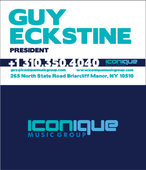 Diseño de Tarjeta de Presentación por Clymer Design para Iconique Music Group | Diseño #2905931