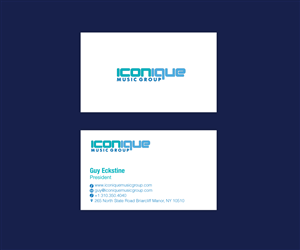 Business Card Design by  sasha for Iconique Music Group | Design: #2901711