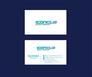 Business Card Design by  sasha for Iconique Music Group | Design: #2901714