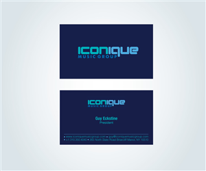 Business Card Design by  sasha for Iconique Music Group | Design: #2901715