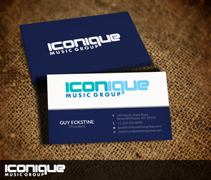 Business Card Design by Nelsur for Iconique Music Group | Design: #2903175