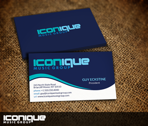 Business Card Design by Nelsur for Iconique Music Group | Design: #2905967