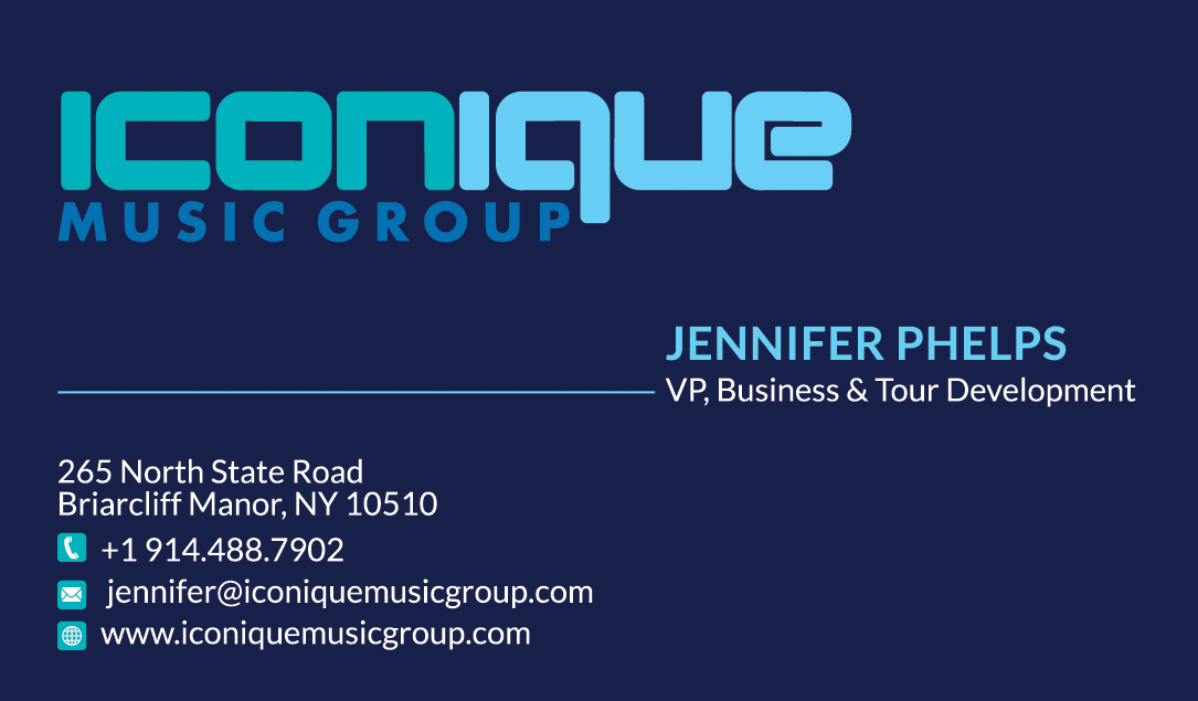 Business Card Design by Nelsur for Iconique Music Group | Design #3010270