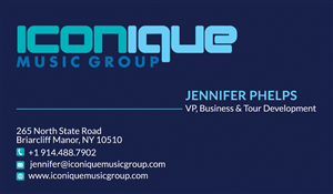 Business Card Design by Nelsur for Iconique Music Group | Design: #3010270