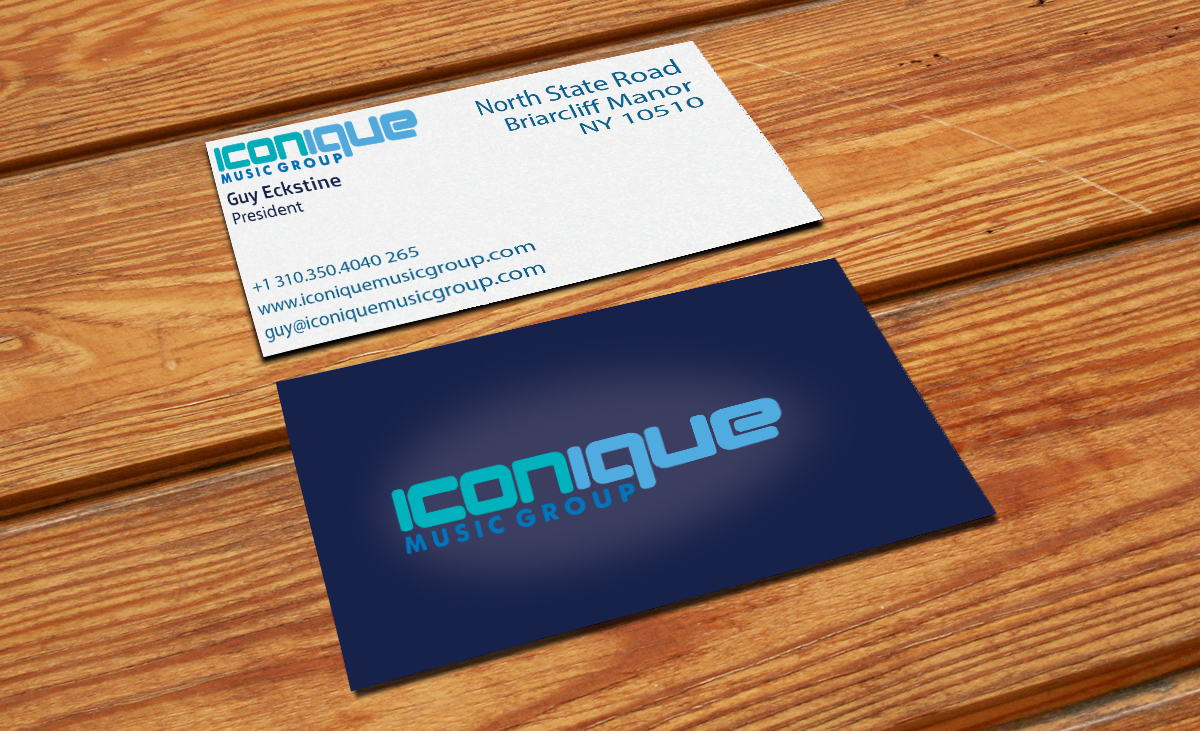 Visitenkarten-Design von Udaya für Iconique Music Group | Design #2923670