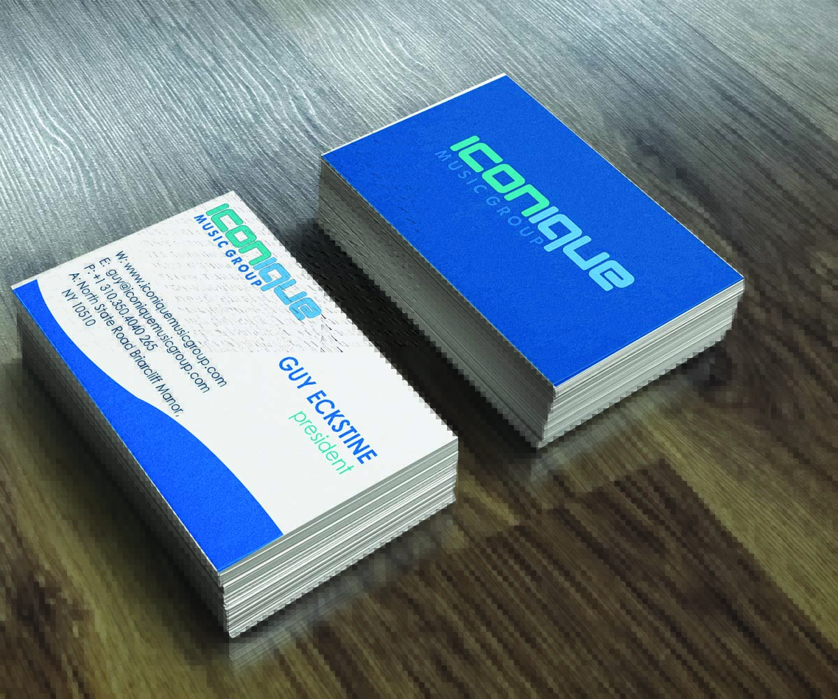 Business Card Design by Lashari Designer for Iconique Music Group | Design #2901811