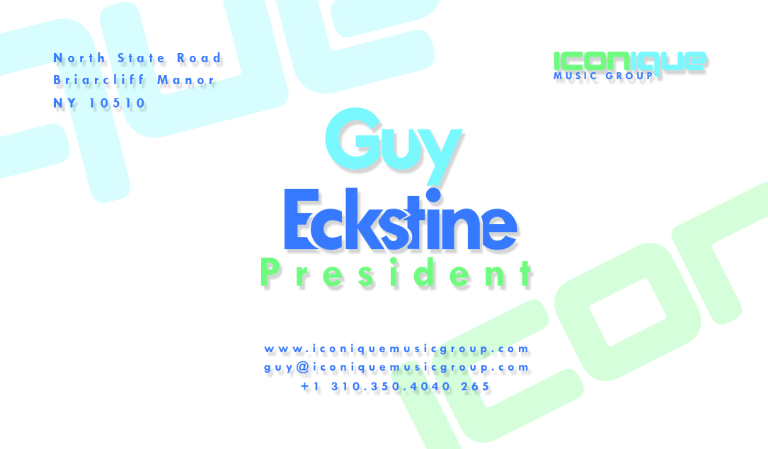 Business Card Design by AizerDS for Iconique Music Group | Design #2916840